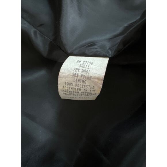 American Vintage 90s Jason Kole hooded double breasted gray long pea coat size 4 - Picture 13 of 13
